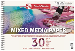 TAC Mixed Media Paper A4 250gr 30 sheets