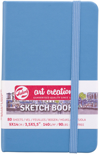 TAC Sketchbook 9x14 cm 140gr 80 sheets Blue