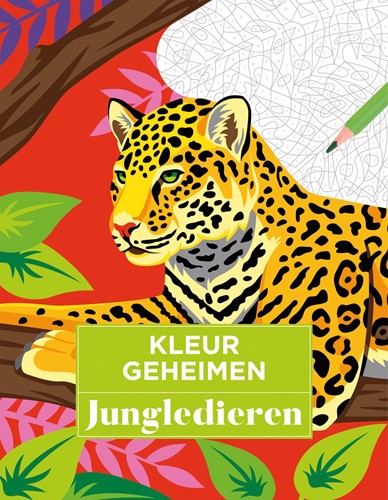 Coloring Book: Color Secrets - Jungle Animals L: 28 x W: 21.7 x H: 1 cm
