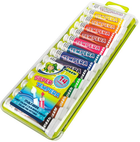 Jolly Tempera Verf Basis Set 14 stuks