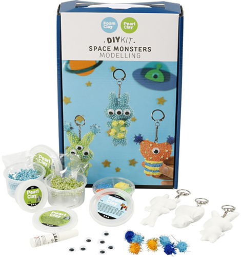 CC DIY Kit Space Monsters Sleutelhangers