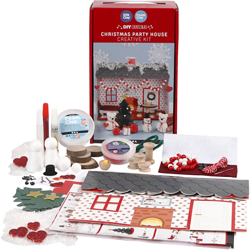 CC DIY Kit Christmas House Modeling Set