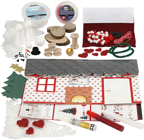 CC DIY Kit Christmas House Modeling Set-3