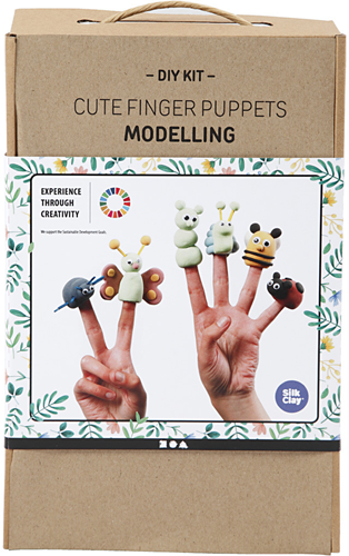 CC DIY Kit Schattige Vingerpoppen Boetseren-3