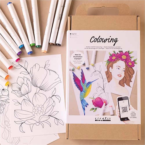 CC Starter Craft Kit Colouring, Drawing marker, 1 pack-3