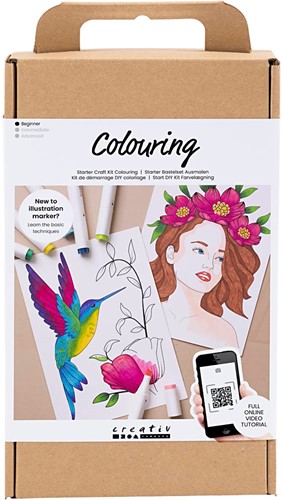 CC Starter Craft Kit Colouring, Drawing marker, 1 pack