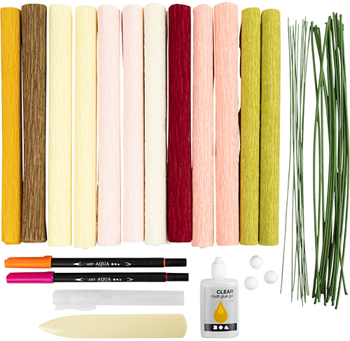 CC Craft Kit Crepe Paper, Bouquet, Crêpe ratio: 180%, 105 g, 1 pack-3