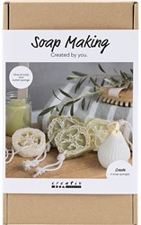 CC Hobbyset Zeep Maken Loofah Olijfgroen
