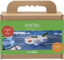 CC Mini Hobby Set Painting Airplane Blue/Green Harmony