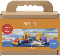 CC Mini Hobby Set Painting Race Cars in Various Colors