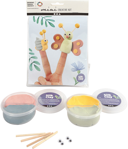 CC Mini Creative Kit Vingerpoppen Insecten