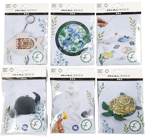 CC Mini Creative Kit Recycle Natuur 6 Sets