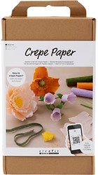 CC Startersset Leren Crêpepapier Bloemen Maken