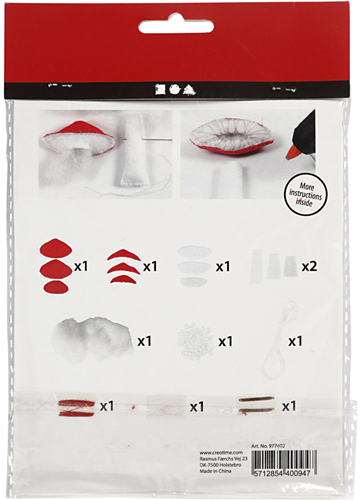 CC Mini Craft Kit, toadstool, H: 6,5+8+10 cm, 1 set-2