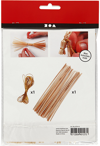 CC Mini Creative Kit Yule Goat Straw 7 cm 2 pieces-2