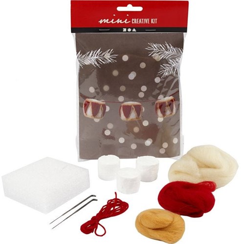 CC Mini Craft Kit, beige, antique red, Drum, Dia. 33 mm, 1 set