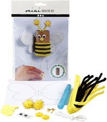 CC Mini Craft Kit, Toilet roll bouncing bee, 1 pack