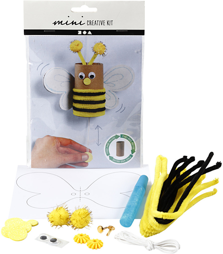 CC Mini Creative Kit Recycle Toiletrol Bungelende Bij
