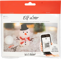 CC Mini Craft Kit Elf Door, Snowman, 1 pack