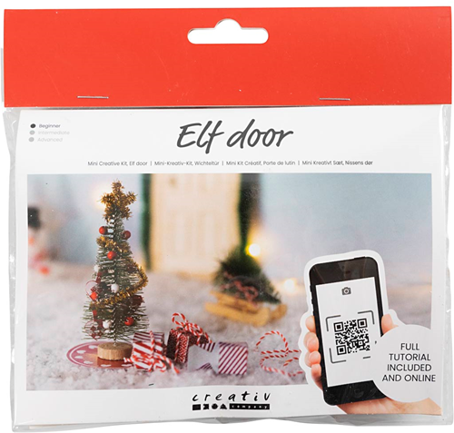CC Miniatuur Set Kabouterdeur Kerstbomen