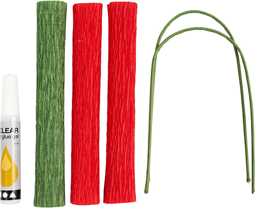CC Mini Craft Kit Crepe Paper, Roses, Crêpe ratio: 180%, 105 g, 1 pack-3