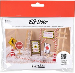 CC Mini Craft Kit Elf Door, Under Construction, 1 pack