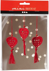 CC Mini Craft Kit Crochet , Hearts, 1 pack
