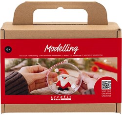 CC Mini Hobbyset Boetseren Kerstbal Kerstman