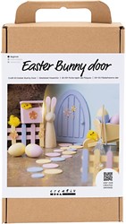 CC Craft Kit Easter Bunny Door, pastel colours, 1 pack