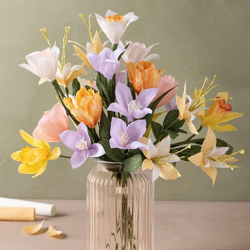CC Startersset Crêpepapier Bloemen Lenteboeket-3