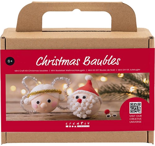 CC Mini Hobbyset Kerstballen Kerstman en Engel