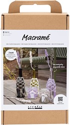 CC Craft Kit Macramé, Glass Decoration, 1 pack