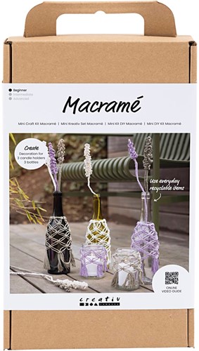 CC Hobbyset Macramé Glasdecoratie