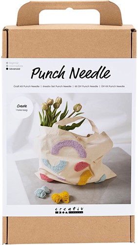 CC Hobbyset Punch Needle Draagtas Pastelkleuren