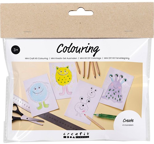 CC Mini Hobbyset Kleuren Monster