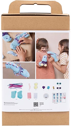 CC Craft Kit Decoration, assorted colours, Sock Monster, 1 pack-2
