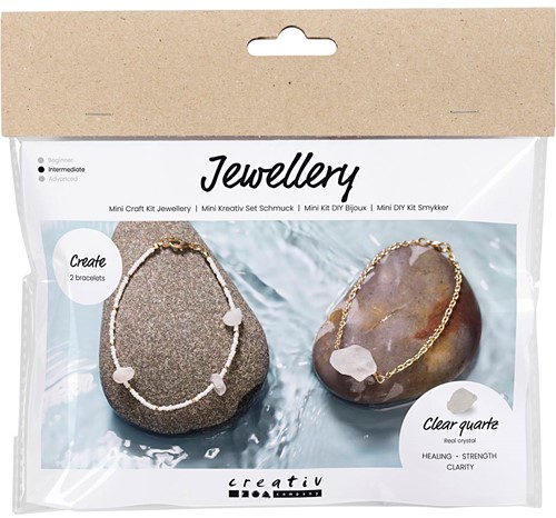 CC Mini Craft Kit Jewellery, Rock Crystal Bracelet, 1 pack