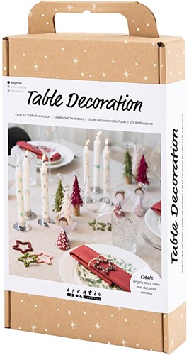 CC Hobbyset Table decoration Angels Christmas trees and Stars-2