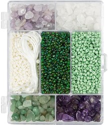 CC Creatieve Box Sieraden Kristallen Kralen Diverse Kleuren
