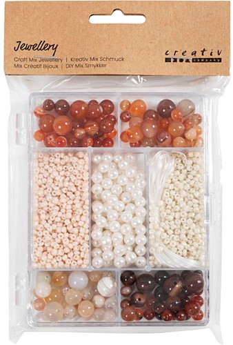 CC Creatieve Box Sieraden Agaten Kralen Diverse Kleuren-3