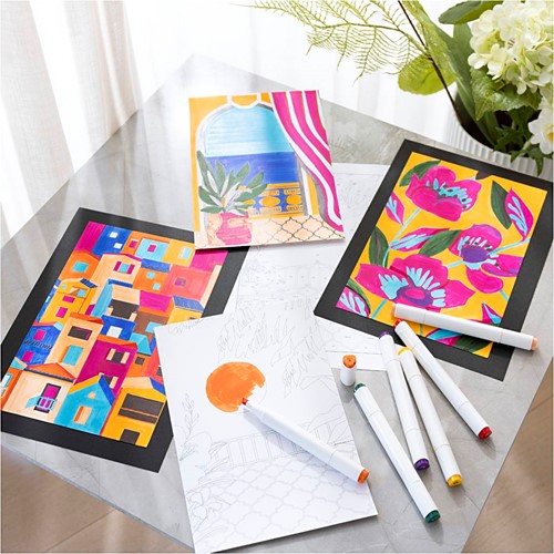 CC Hobbyset Kleuren met Alcoholmarkers-3