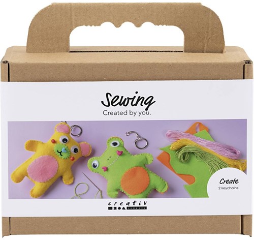 CC Mini Hobbyset Naaien Kikker en teddybeer