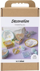 CC Hobbyset Decoration, Boxes, Shells, Keyrings, Pastel Colors