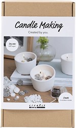 CC Candle Making Hobby Set Rose, Beige, White, and Cream