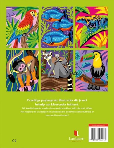 Coloring Book: Color Secrets - Jungle Animals L: 28 x W: 21.7 x H: 1 cm-2