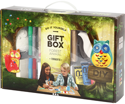 CC Gift Box Painting Forest Animals