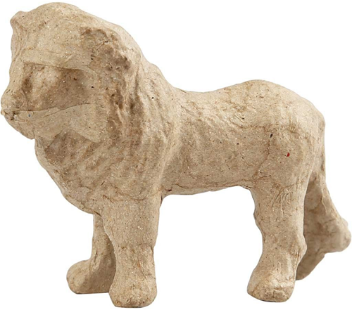 CC Papier Maché Leeuw 9x13 cm