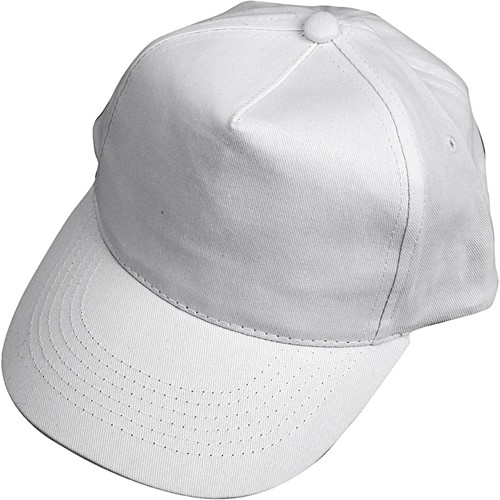 CC Katoenen Baseball Cap 49-56 cm Wit