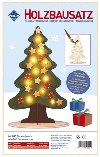Pebaro Wooden Christmas Tree Construction Kit 22.5 × 35 × 8.5 cm