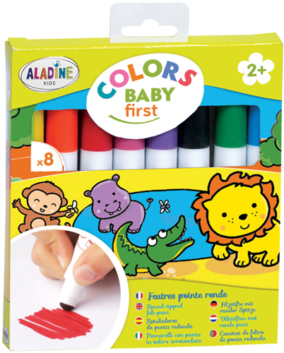 Aladine Kids Viltstiften Set 8 stuks